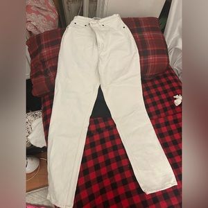 White jeans from Abrocombie